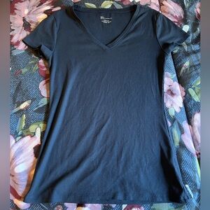 NOBO No Boundaries small navy blue v neck blouse. Used but in good condition.